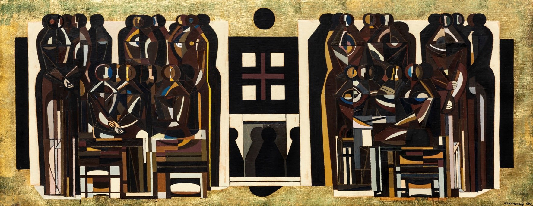 Barcsay Jenő: Mozaikterv, 1972