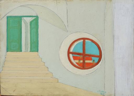 Czimra Gyula: Lépcsők a Ferenczy Károly Múzeumban, 1963