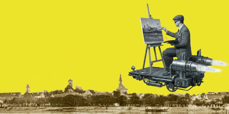 Kiemelt kép a Vissza a jövőbe című kiállításhoz