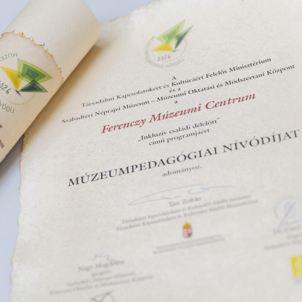 Kiemelt kép a Múzeumpedagógiai nívódíj 2026 című kiállításhoz