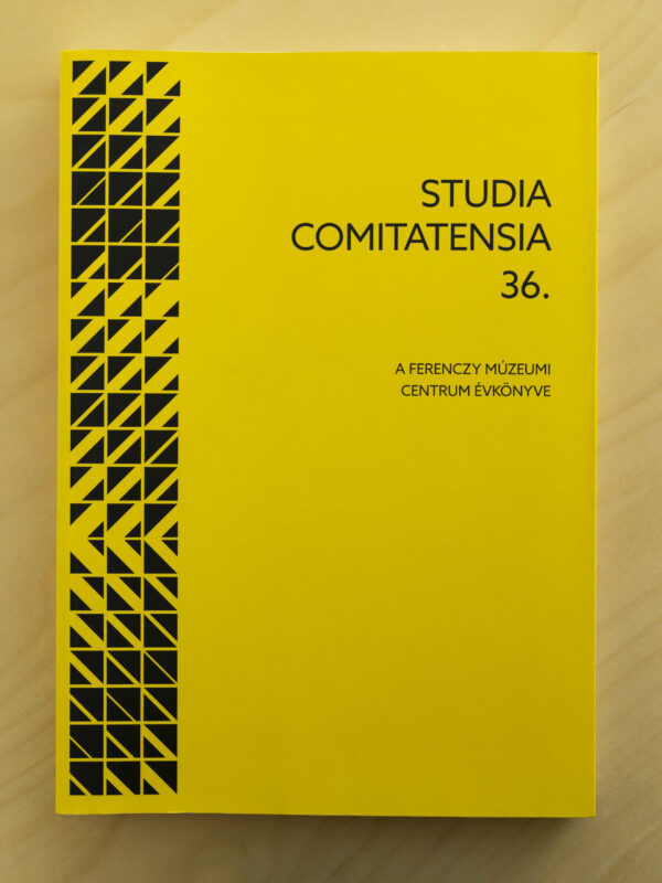 Studia Comitatensia 36. kiadvány kiemelt képe